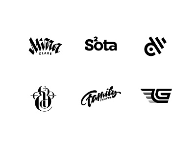 Logo 2014-2016 behance lettering logo mark script