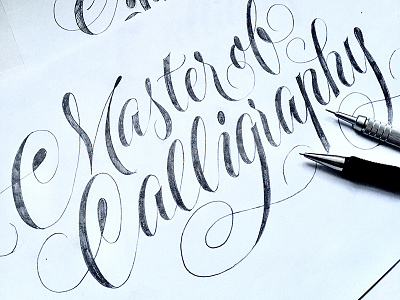 Master of Calligraphy handlettering lettering practice