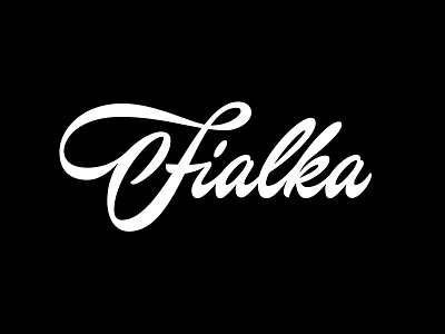 Fialka handlettering lettering script