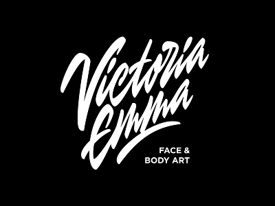 Victoria Emma brush brushlettering brushpen handlettering lettering logo script