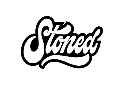 Stoned handlettering lettering script type typography
