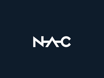 NAC // Lettermark art branding brandmark creative design direction logo logo a day logomark monogram typography