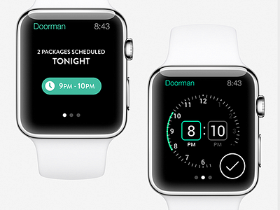 Apple Watch Doorman App Mockup