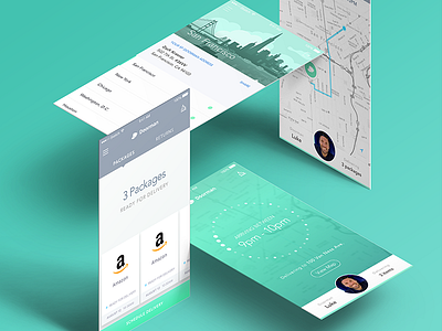 Doorman Interfaces android app design doorman interface ios iphone screens sketch ui ux