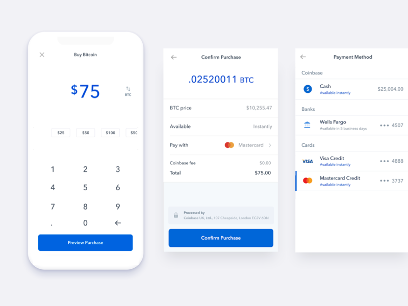 Buy buy old, hello new! by Zach Krasner for Coinbase on Dribbble