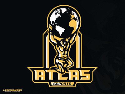 Atlas atlas custom gamers gaming gaming logo gaming logos god logo mascot sports sports branding sports deisng sports identity sports logo sportsbranding sportsdesign sportsidentity sportslogo world