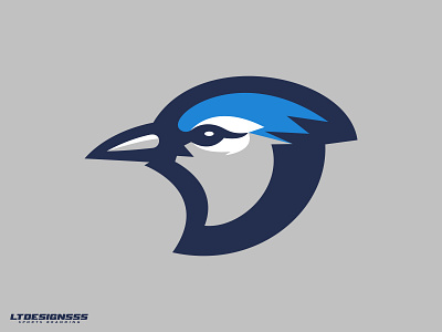 Blue Jay ( 1 ) birds blue jay logo bluejays jays jays logo logo sports sports branding sports design.bluejay sports identity