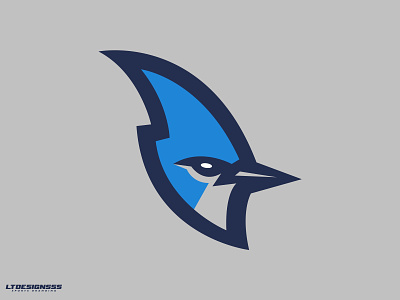 Blue Jay (2) birds blue jays bluejay logo mascot sports sports branding sports design sports identity sports logo