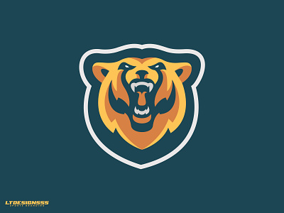Grizzlies (secondary mark) bear branding grizzlies grizzly identity logo logo design mark mascot sports sports branding sports identity sports logo