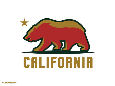 California bear branding grizzlie identity illustration logo mascot sports sports identity sports logo spots branding type typedesign typography