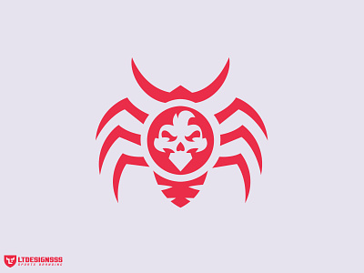 Bug-Skull bold brand bug designer esports identity illustration logo logo design mascot skull sports weird