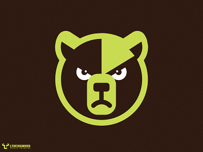 Bear bear bold brand cartoon cute design esports graphic design illustration ltdeisgnsss mascot shapes simple simple logo