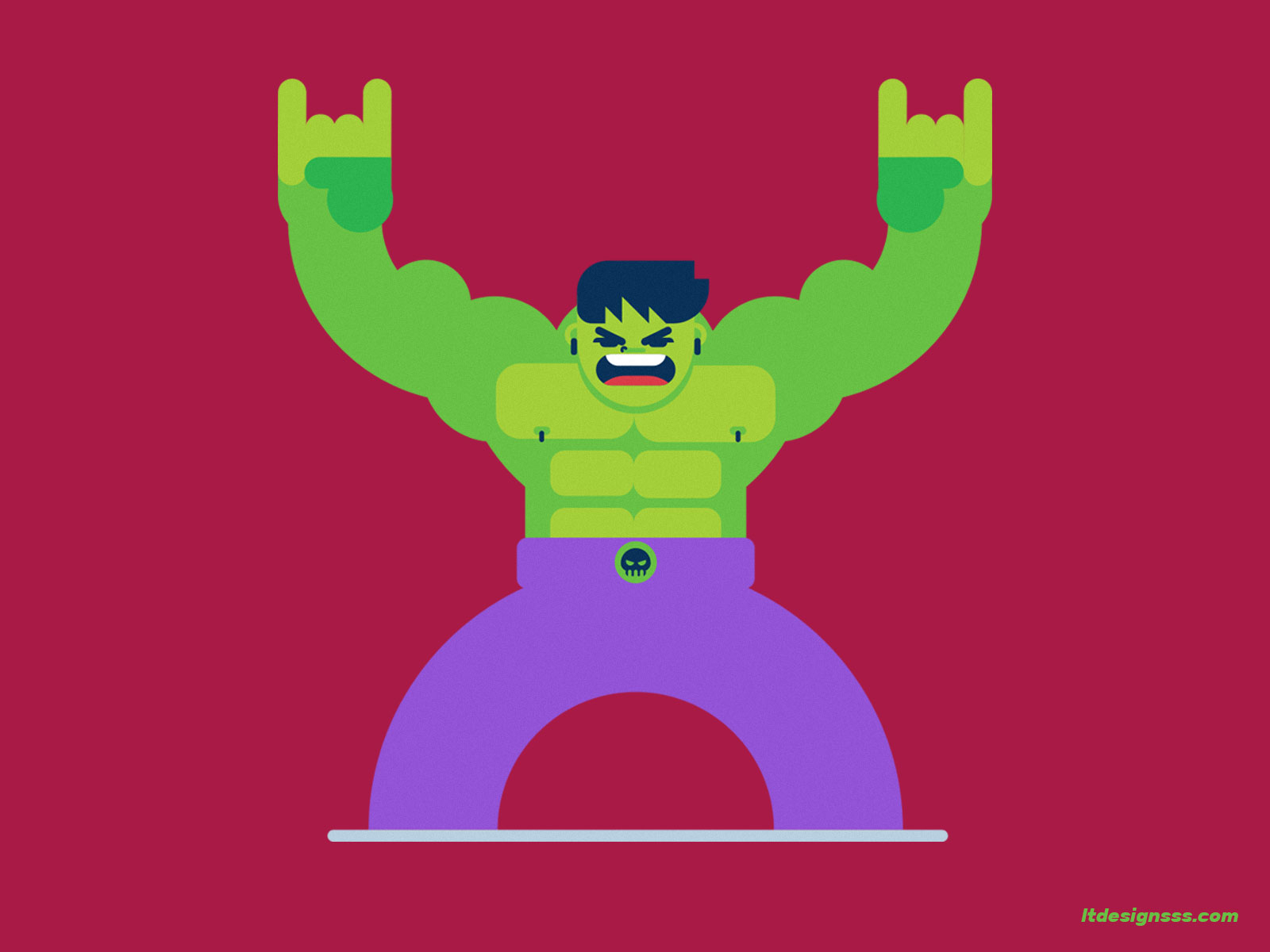 Hulk( take 2 ) by Lia Tanasa on Dribbble