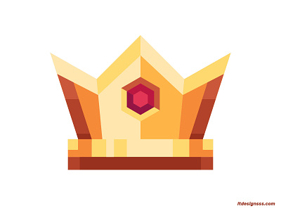 Crown 2d colours crown crowns daily illustration design designer flat art flat design illustration illustration art illustrations jewelry jewels king logo mark vector