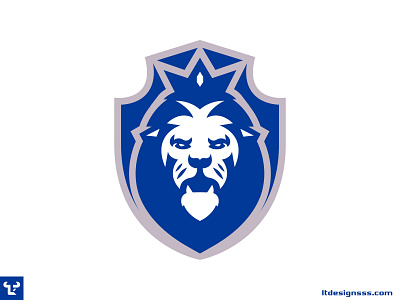 Lion Crest (2) badge design esports esports logo flat design gaming illustration illustrator lion lion crest lions logo mascot simple shapes sports design sports identity sports logo design vector