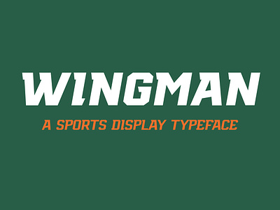 Wingman Typeface esports fonts sports sports typeface sportstype type typedesign typeface typeface design types typography