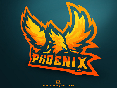 Phoenix design designer digital dribbble esports esportstyle graphicdesign illustration illustrator logo mascot