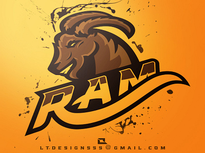 Ram design designer digital dribbble esports esportstyle gaming graphicdesign illustration illustrator logo mascot
