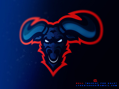 Bull design designer digital dribbble esports esportstyle gaming graphicdesign illustration illustrator logo mascot
