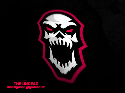 The Undead (base design) bold brand design esports evil identity logo mascot skull sports