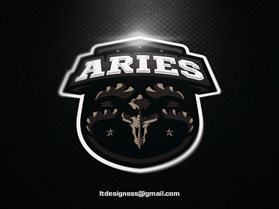 Aries V.2.0 bold brand branding design esportslogo esprots logo ram shield sports sportslogos