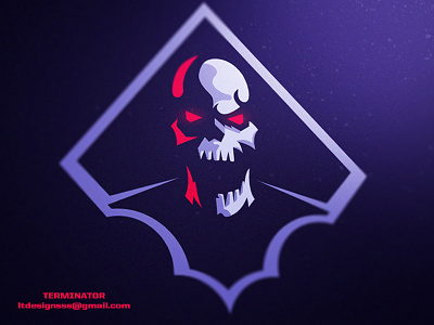 Terminator (I) bold brand design designer esports games gaming identity logo skull sports