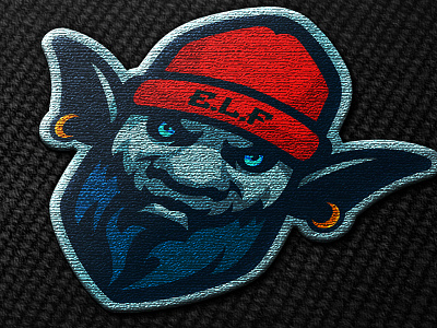 E.L.F.- mockup- brand clothing clothingline cool elf esports identity logo urban.bold