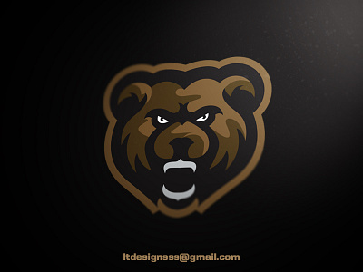 Bear 2.0 .photoshop agressive bears bold esports game gamers gaming illustrator logo mean sports