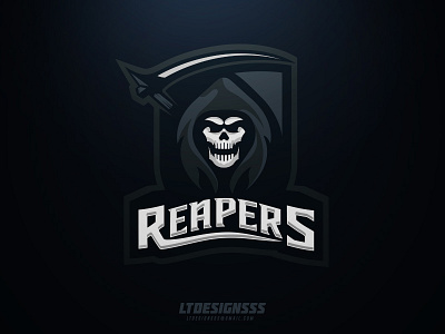 Reapers bold design designer esports games gaming illustrator logo logos reaper