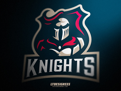 Knights (VI.) bold design designer esports knight knights logo mascot shield sports