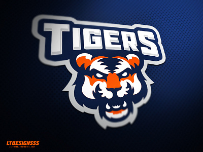 Tigers agressive bold brand.tiger branding design designer esports logo mean sports