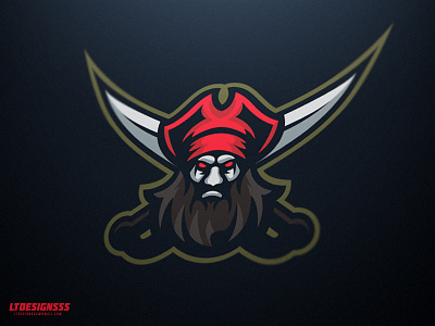 Blackbeard blackbeard esports gaming.mascot graphicdesign illustration illustrator logo pirate sports