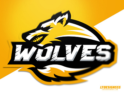 Wolves bold brand branding design designer esports identity mascot sports sportslogos wolves