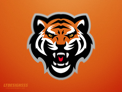 Tiger animal bold branding design designer graphicdesign identity logo mascot sports sportsbranding sportsidentity sportslogo tiger tigers