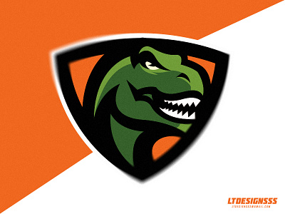 ReX Gaming Mascot badge brand branding design identity logo mascot shied sports sportsbranding sportsidentity t rex