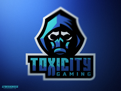 Toxicity brand branding design designer gamers gas logo mascot mask sports sportsidentity sprotsbrandingsportslogo toxic toxicity
