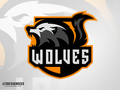 Wolves agressive bold branding esports identity logo mascot sports sportsbranding sportsidentity sportslogo wolf wolves