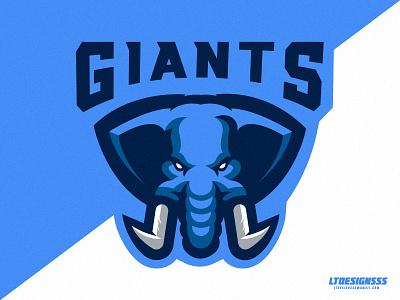 Giants bold brand branding elephant football giants identity logo masccot sports sportsbranding sportsidentity sportslogo