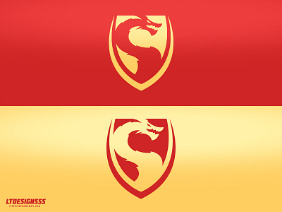 Dragons and Shields bold chinese crest design dragons logo mascot sports sportsbranding sportsdesign sportsidentity sportslogo