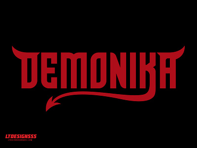 Demonika Type brand branding demonic demonika evil font logo sports sports logo sportsbranding sportsdesign sportslogo type typo typography