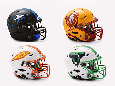 More fun. brand branding football helmet helmet indentity league logos ltesignsss mascots sports sports branding sports design.mockups sports identity wfl