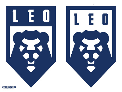 Leao Badges 2 badge brand branding design studio identity leo leo badge lion lion badge lions logo ltdesignsss mascot sports sports branding sports design sports identity sports logo