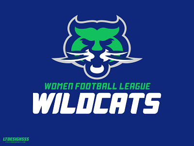 WD bold cats font football graphic design identity league logo logotype logotypes mascot sports sports branding sports identity typedesign typeface wfl wildcats