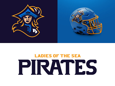 More Pirates bold brand branding font fopotball lady league logo pirate pirates project sports sports branding sports identity sports logo type typedesign typeface wfl