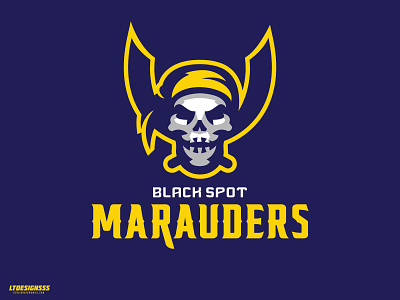 Marauders branding design identity illsutration logo mascot pirate sports sports branding sports identity typeface typography