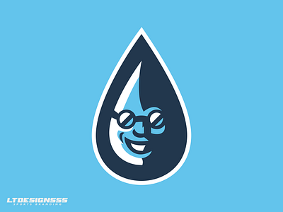 Mr.Drop branding cartoon character cute drop element gaming gaming logo identity illustration illustrator logo logo design mascot sport sport branding vector water