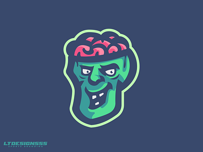 Mr.Z bold branding catoon character dead esports gamers gaming identity illustration logo mr.z sports walkingdead zombie zombies