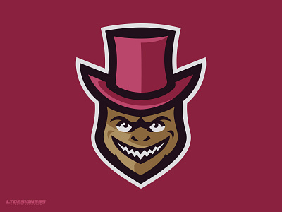 Mr. Mischievous bold brand branding character designer evil identity illustration illustrations logo mascot miscevous mischief sports sports logo topat