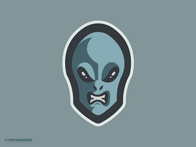 Mr. Grey alien branding cute fun gamers gaming grey icon illustration illustrator logo mark mascot mr grey sport