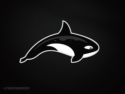 Orca athletic black football identity killer whale league logo mascot mascot logo mascots orca sports sports branding sports identities whale whale logo whales